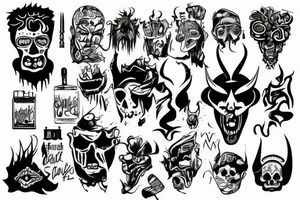 The devil tattoo idea