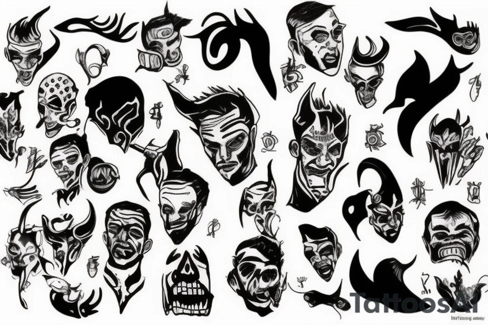 devil tattoo idea