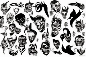 devil tattoo idea