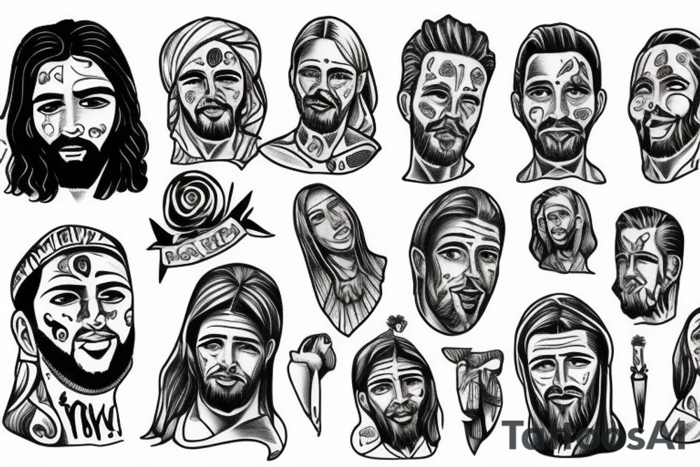 Jesus tattoo idea