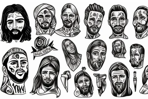Jesus tattoo idea