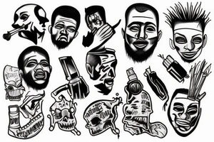 Killed man tattoo idea