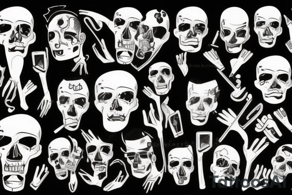 Killed man tattoo idea