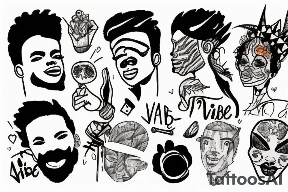 A vibe tattoo idea