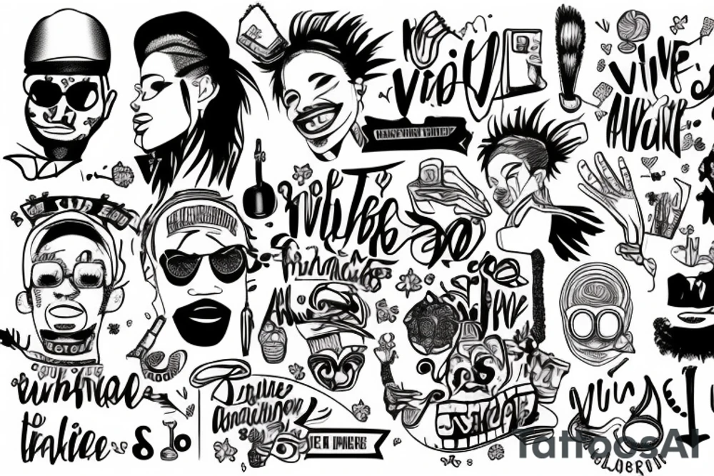 A vibe tattoo idea