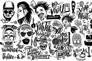 A vibe tattoo idea