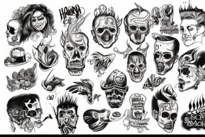 Hell smoke tattoo idea