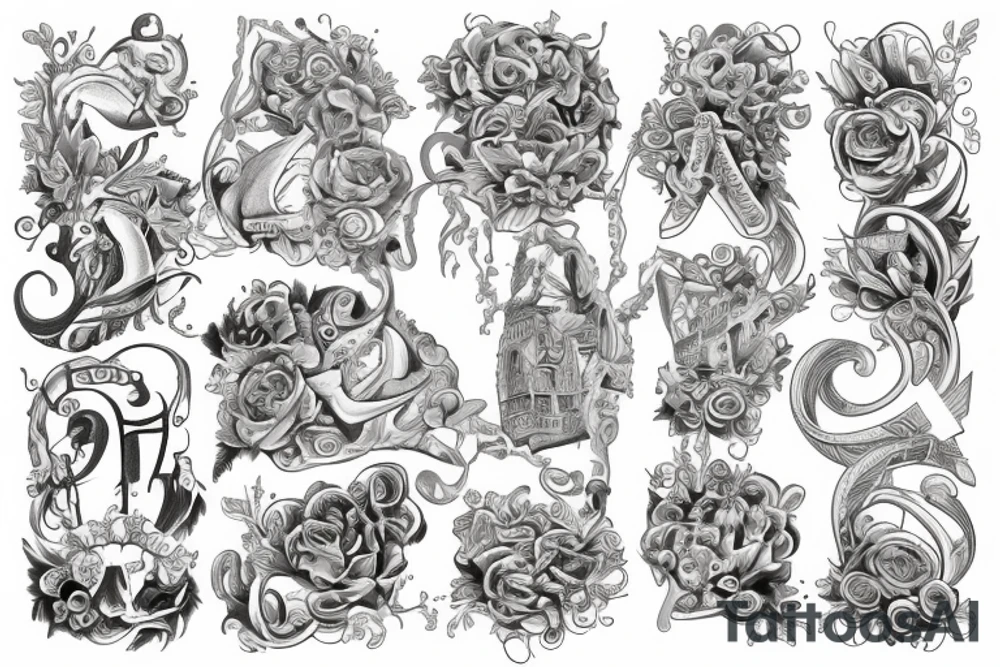 Euro currency tattoo idea