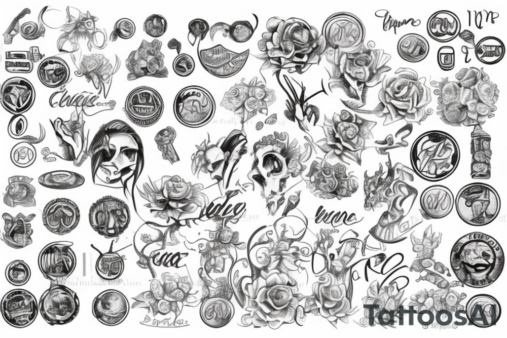 currency tattoo idea