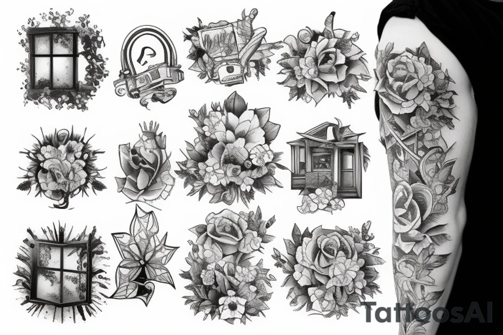 Poor home window tattoo idea