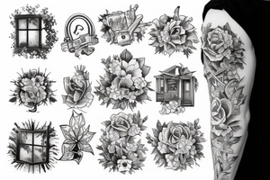 Poor home window tattoo idea