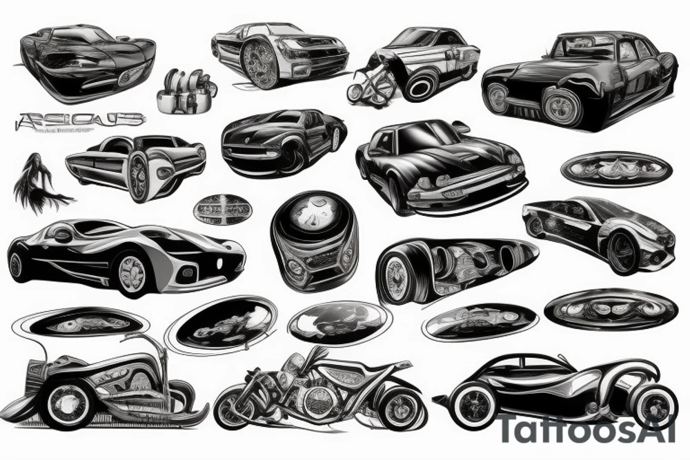 2035 Car tattoo idea