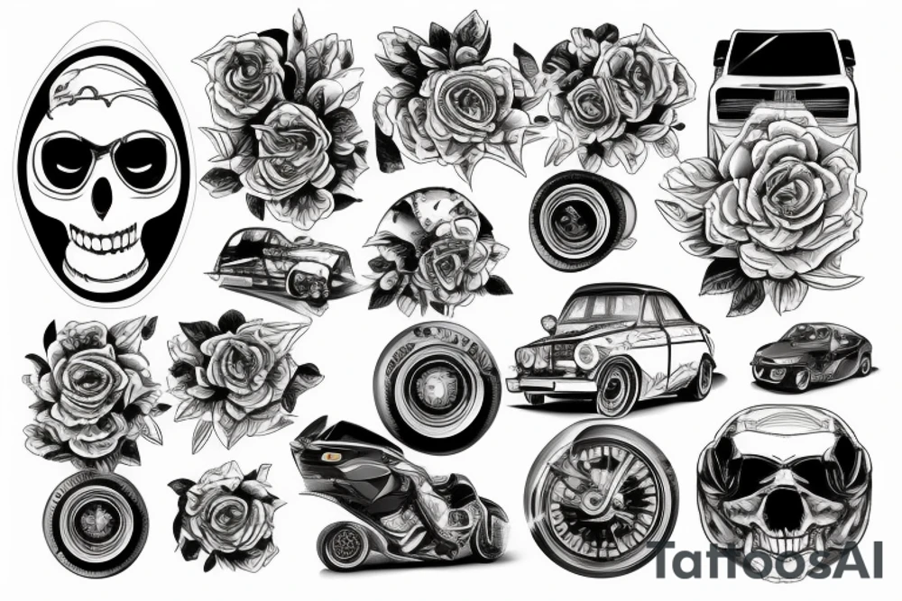 2085 Car tattoo idea