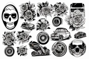 2085 Car tattoo idea