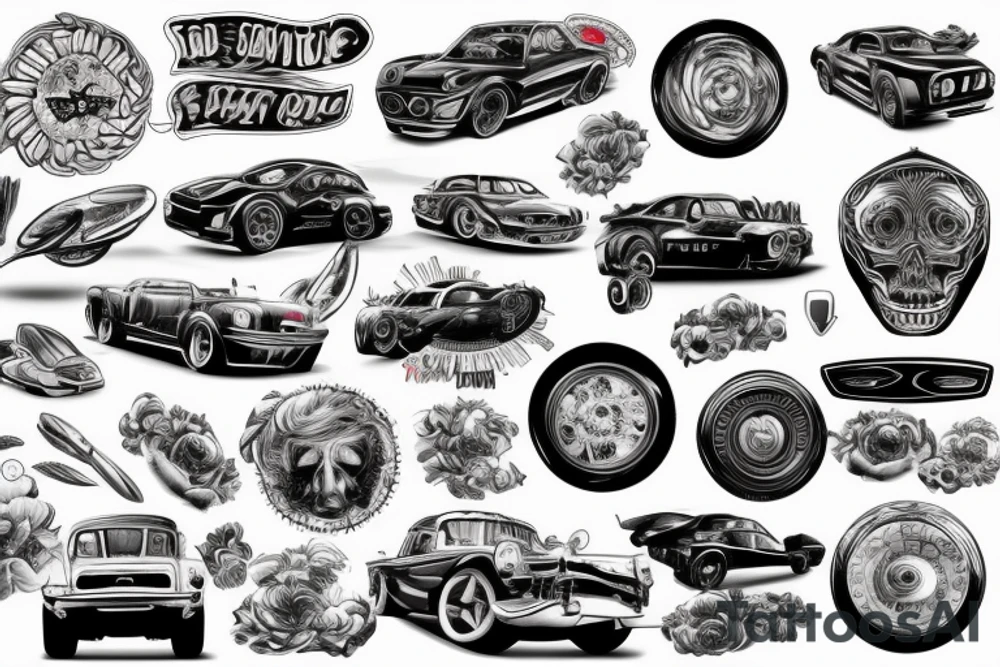 2085 Car tattoo idea