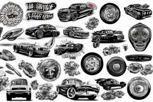 2085 Car tattoo idea