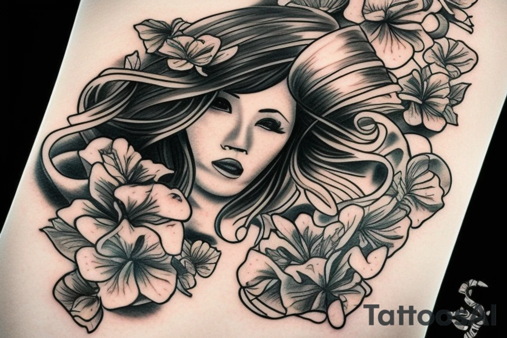 Money clouds tattoo idea
