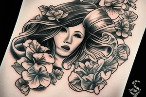 Money clouds tattoo idea
