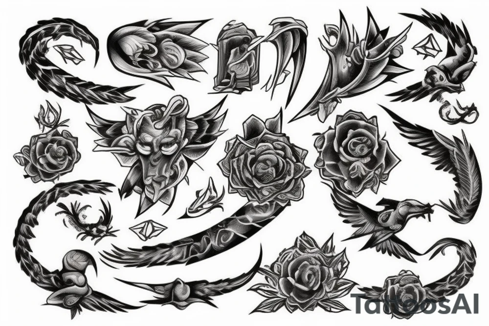 Cash sky tattoo idea
