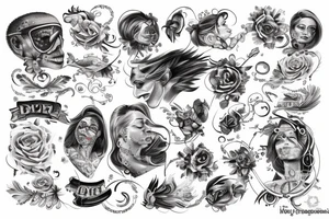 Dollars sky tattoo idea