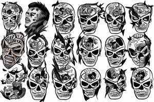 Money man tattoo idea