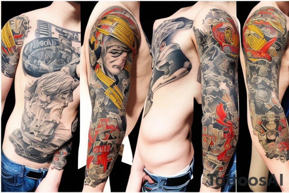 Money man tattoo idea