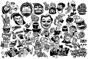 Money man tattoo idea