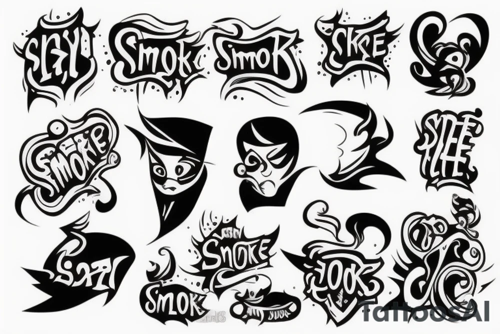 Smoke tattoo idea