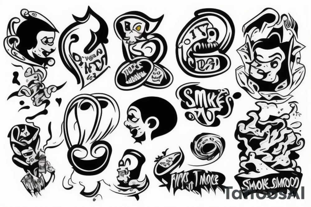 Smoke tattoo idea