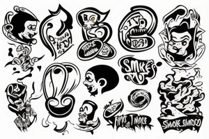 Smoke tattoo idea