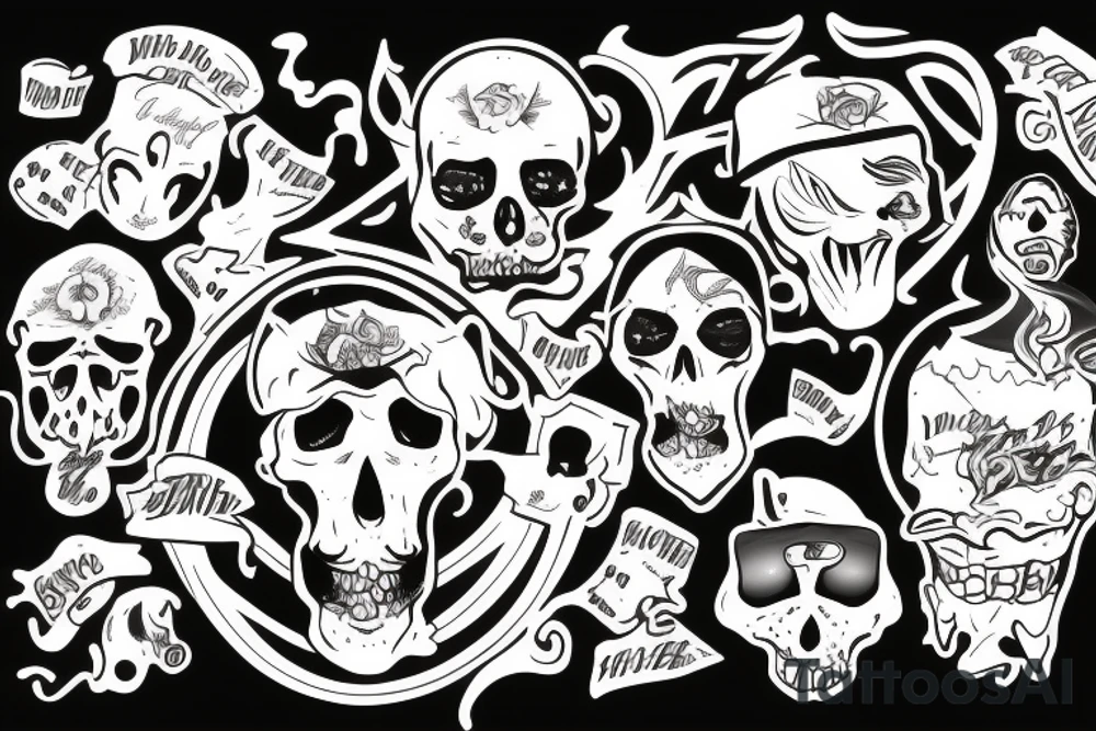 Murder smoke tattoo idea