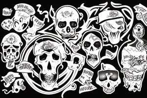Murder smoke tattoo idea