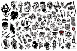 Murder tattoo idea