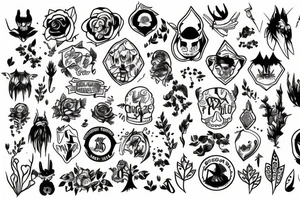 Forest tattoo idea