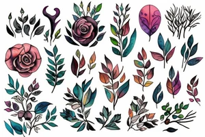 Forest tattoo idea