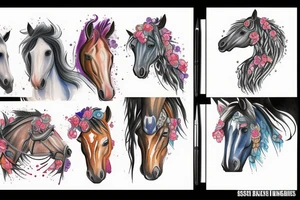 Horse stables tattoo idea