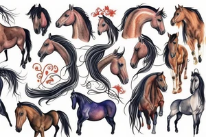 Horse stables tattoo idea