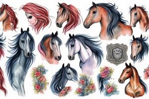 Horse stable tattoo idea