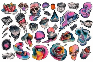 Gum smoke tattoo idea