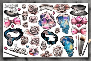 Gum smoke tattoo idea