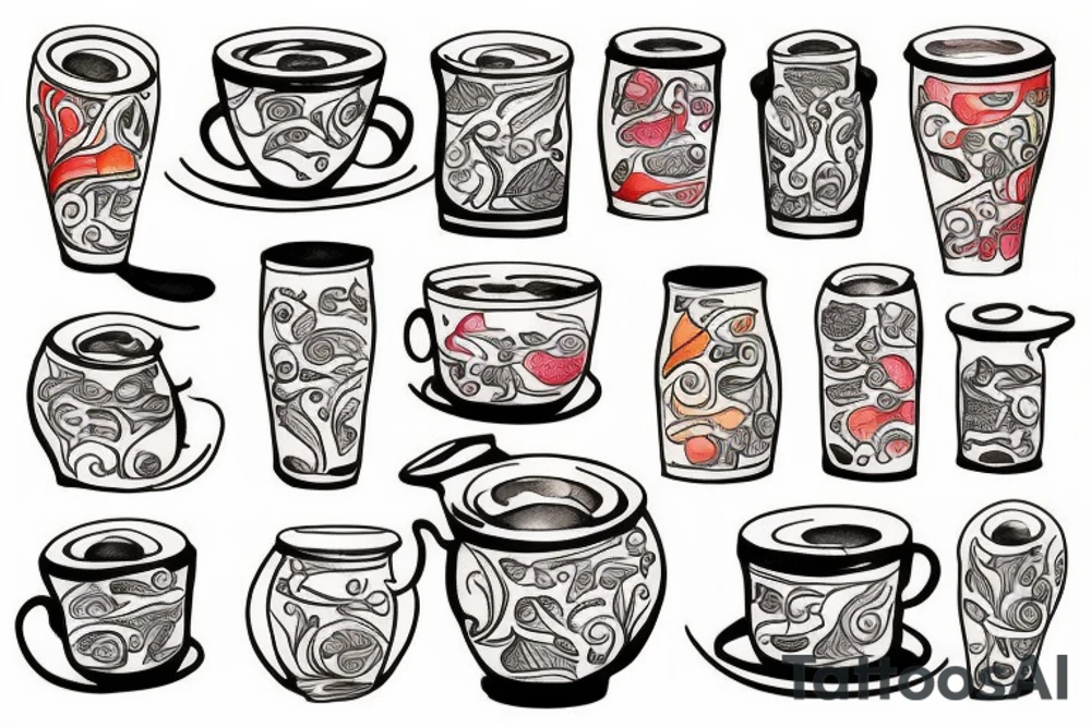 Soup bowl tattoo idea