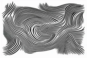 Waveform transforming into a car tattoo idea
