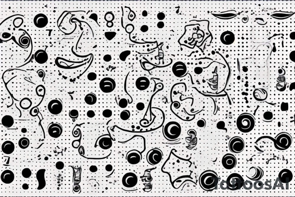 Dots 2 simple tattoo idea