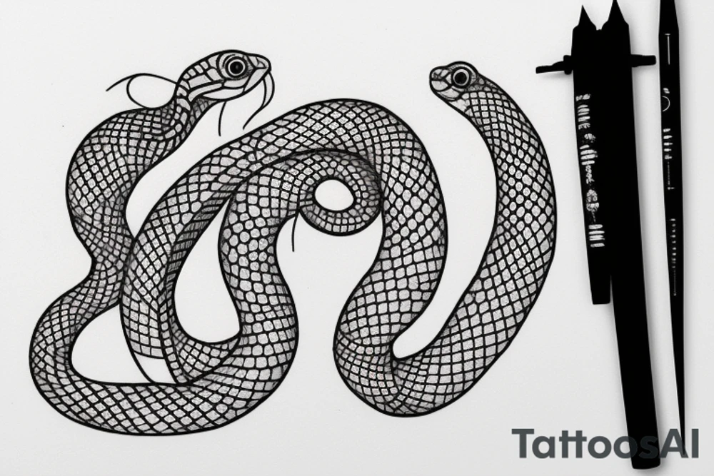 Small cute snake
Red tattoo idea