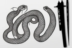 Small cute snake
Red tattoo idea