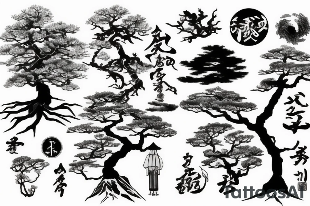 Bonsai tattoo idea