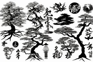Bonsai tattoo idea