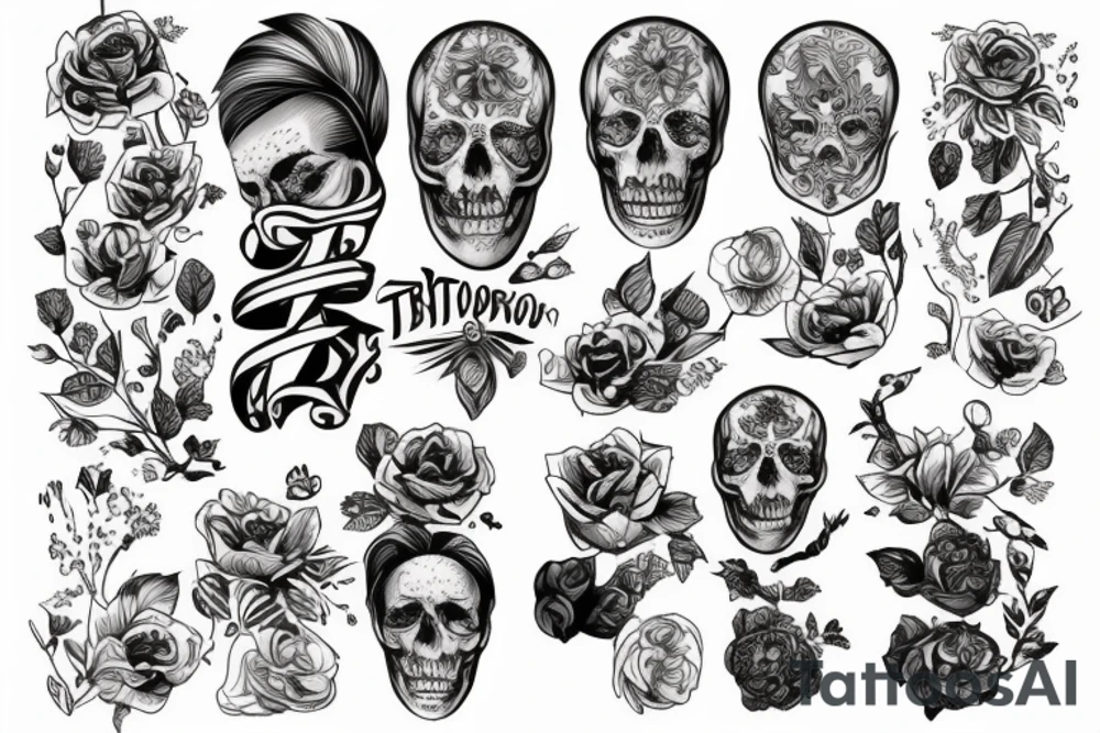 белый воин с топором и бородой tattoo idea