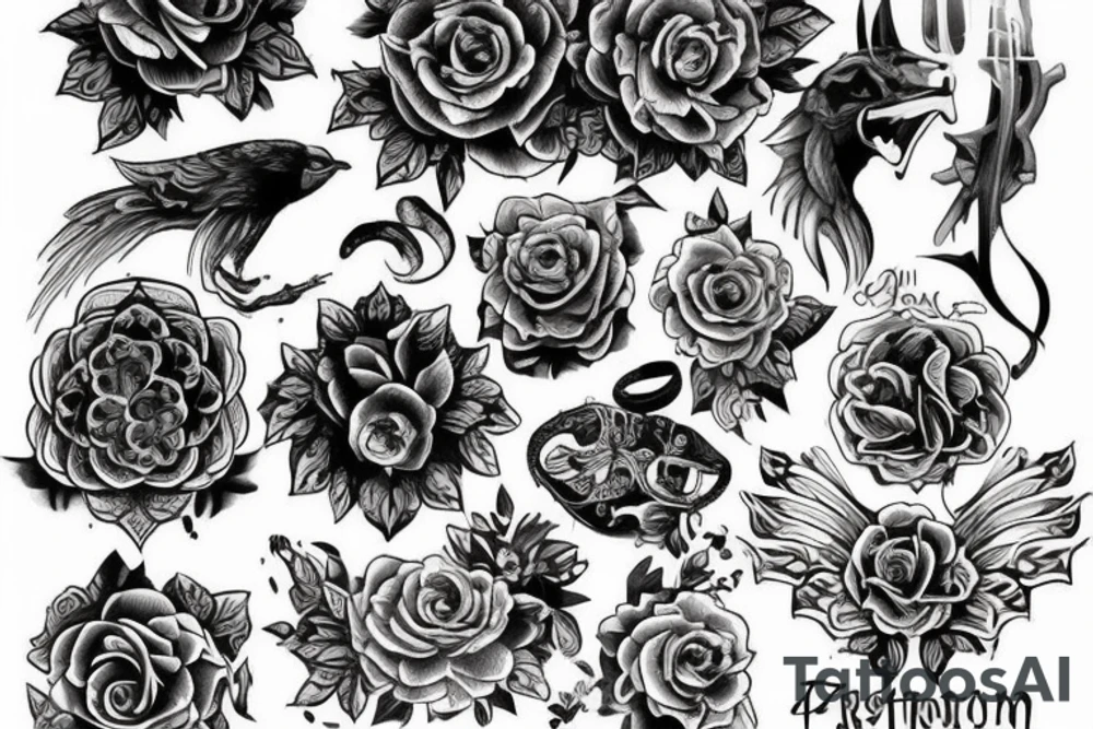 воин с топором tattoo idea