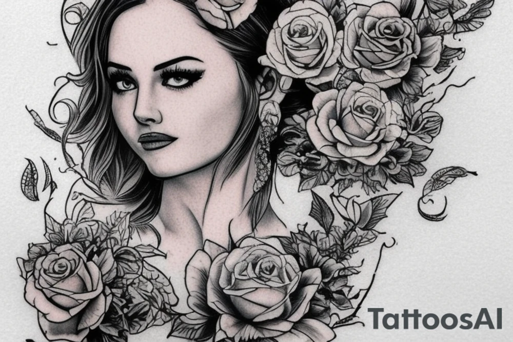 мужчина воин с топором tattoo idea